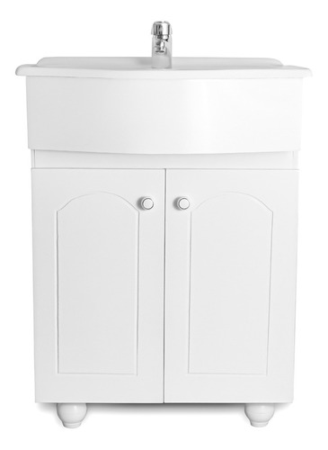 Imagen 3 de 8 de Vanitory Laqueado Clasico 60cm (mueble Solo) Envio Gratis