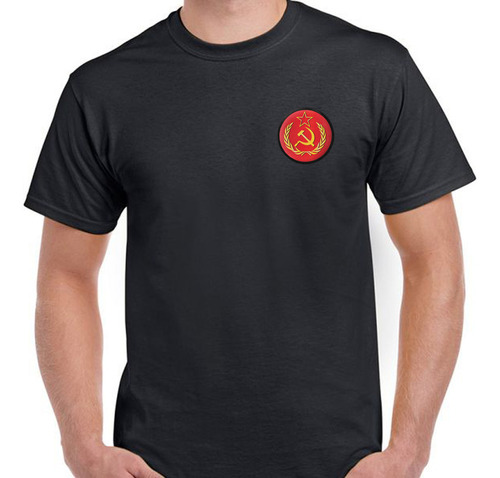 Remera Algodón Aplique Banderas Urss Comunista Ban12