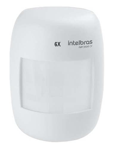 Kit 6 Sensor De Alarme Intelbras Infra Com Fio Ivp 3000 Cf
