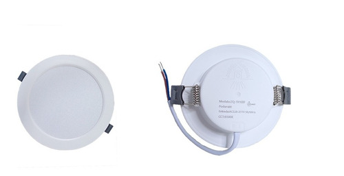 Lampara Panel Led Dob 9w Redondo Para Empotrar