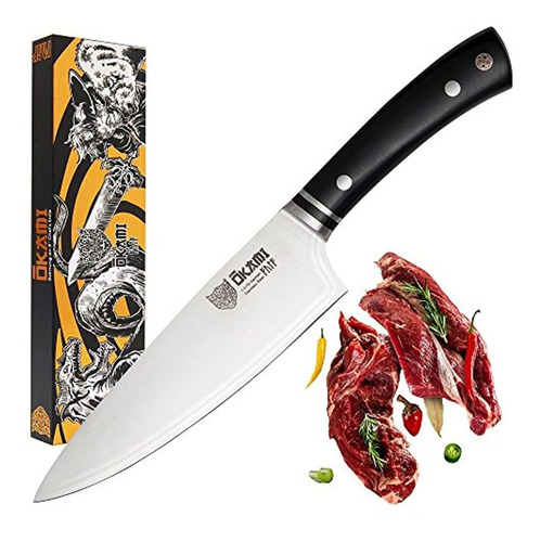 Cuchillos Okami  Cuchillo De Chef 8'' Para Deluxe,
