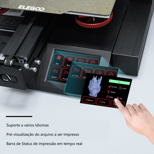 Imagem 8 de 8 de Filamento Pla Premium + Impressora 3d Neptune 2s