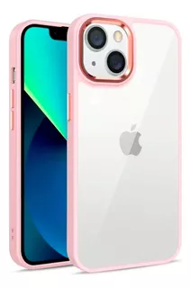 Funda Para iPhone 11 12 13 14 Plus Pro Max Borde Cromado