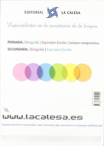 Expresión Escrita 1. La Calesa. Colección Escribo. - 9788481