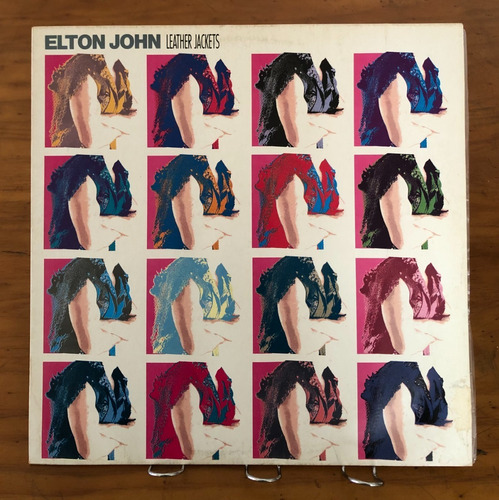 Lp Elton John - Leather Jackets - 1986 - Com Encarte 