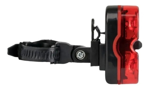 Imagem 2 de 3 de Lanterna Traseira Bike Alta Potência 2 Leds Strobo