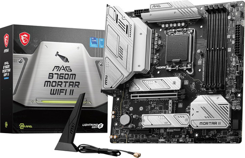 Placa Base Para Juegos Msi Mag B760m Mortar Wifi Ii (admite.