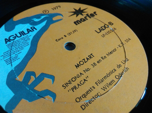 Vinilo Mozart-sinfonia N 36. N 38. Ljp (Usado)