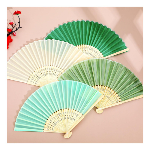 Bullu 40 Pcs Plegable Hand Fan In Plegable Seda Fan