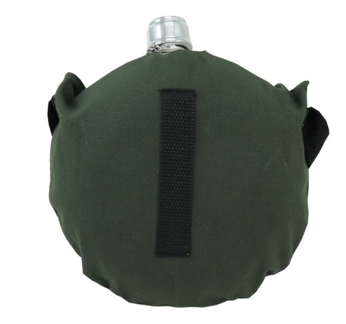 Cantinplora 2 Litros Tipo Eliptica Aluminio Y Funda 24800040 Color Gris