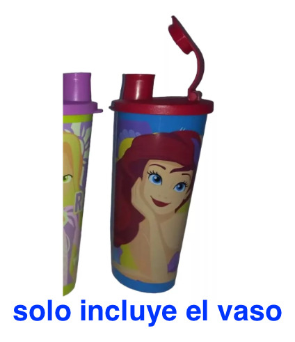 Tupperware Sirenita Ariel Princesas Practivaso Y Practibote