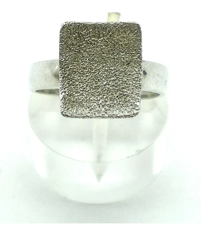 Anillo De Plata 925 Arenado