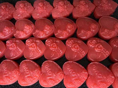 Jabones Artesanales Vegetales Souvenirs Corazón X 6u.