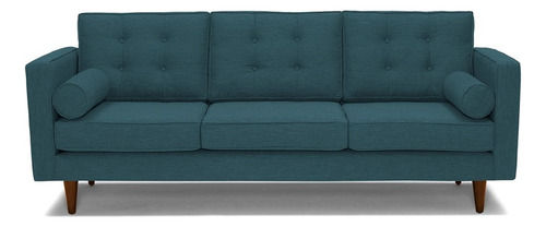 Sofa Jordan 3 Cuerpos Verde Cobalto