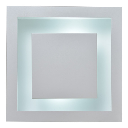 Kit 3 Lustre Plafon Embutir 60x60 Branco Para Cabeceira