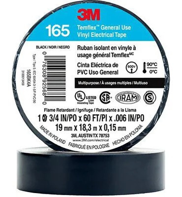 Teipe Negro 1400 Marca 3m
