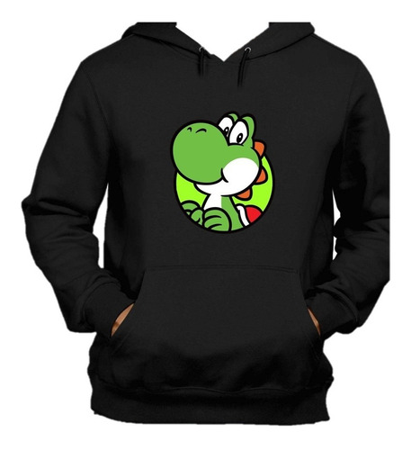 Buzo Capota Yoshi Mario Bros Unisex Saco Niño Adulto