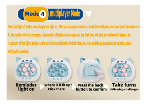 Máquina Juego Descompresión De Consola Juegos Pop Quick Push