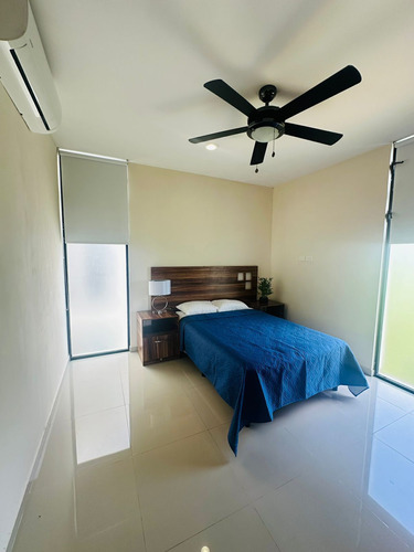 Departamento Amueblado(2r1b) En Renta En Emerald Temozón, Norte.