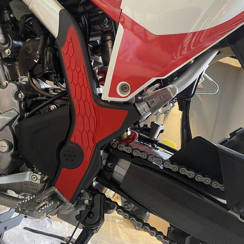 Protector De Marco De Motocicleta, Panel Protector De Rojo