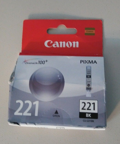 Tinta Canon 221 Negro Cli-221bk Original