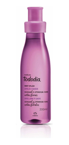 Perfume Natura Body Splash Tododia Avellana Y Casis 200ml.