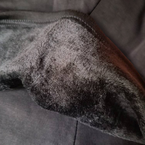 Cintura Elástica Engrosada, Pantalones Con Parte Inferior En