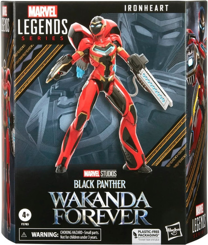 Figura Ironheart Black Phanter Wakanda Forever Marvel Legend