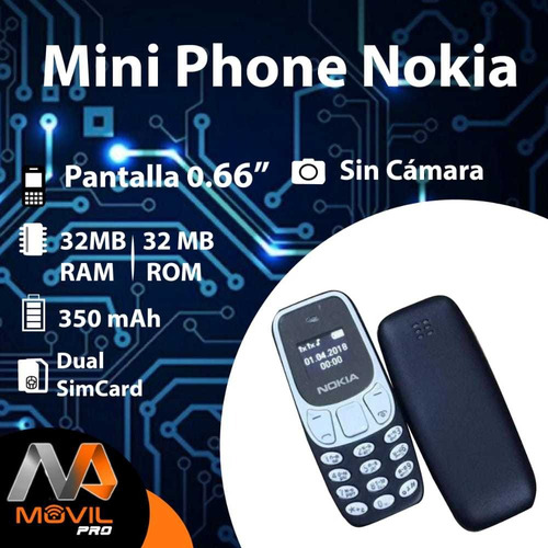 Mini Phone Nokia Dual Sim Somos Movil Pro