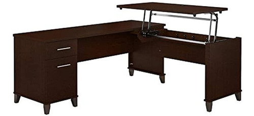 Bush Furniture Somerset 72w Escritorio En Forma De L De 3 Po