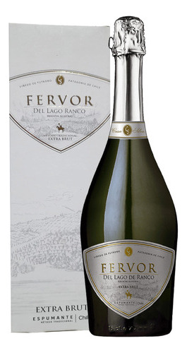 Espumante Casa Silva Fervor Lago Ranco Brut, 750ml.