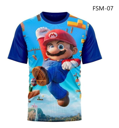 Imagen 7 de 9 de Franela De Mario Bros