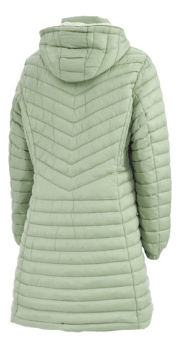 Campera Inflable Mujer Larga Talle Especial Impermeable Hhp