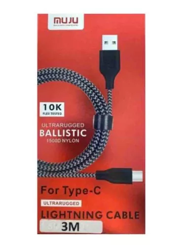 Cable Usb-A/Usb-C Ultra Reforzado - 3M de 3 m