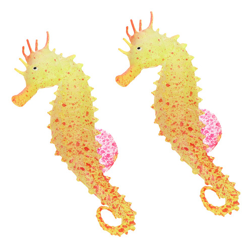 Accesorios Para Tanques Simulation Hippocampus Luminous, 2 U