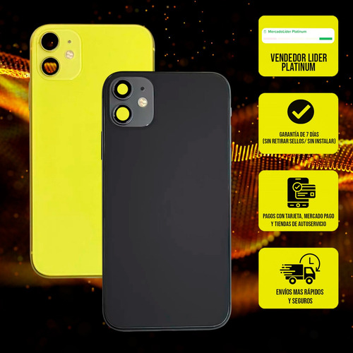 Carcasa Chasis +flexores Compatible Con Iphone 13 A2633 Rojo