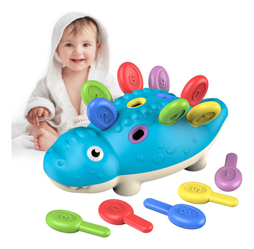 Dfgee Juguetes Montessori Para Bebes, Juegos De Dinosaurios