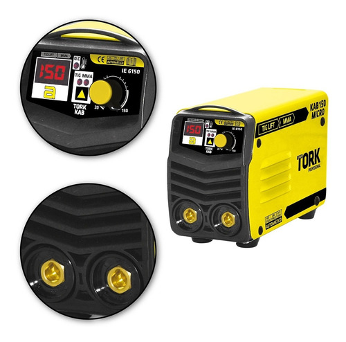 Imagem 6 de 6 de Máquina De Solda Inversora 150a - Kab 150 Micro Super Tork