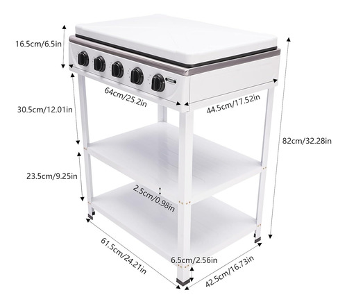 Cocina Gas 5 Quemadores Cocinar
