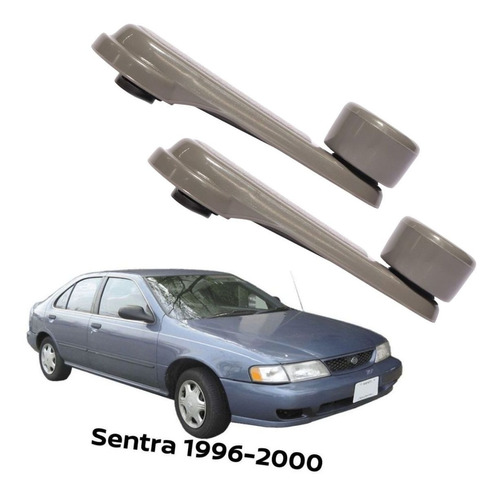 Manijas Cristales Grises 2 Pz Sentra Gsr 1996-2000 Original