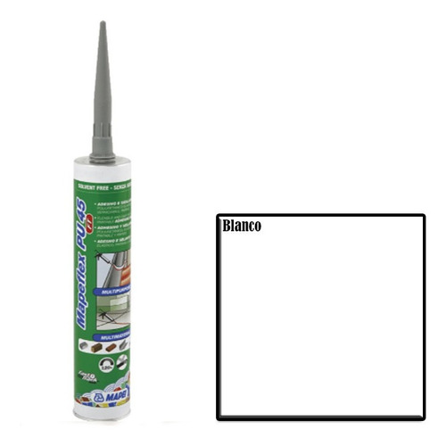 Sellador Poliuretánico Mapeflex Pu 45 - Blanco 300ml