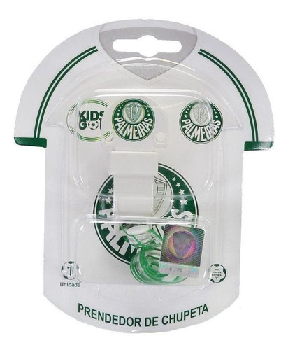 Prendedor De Chupeta Kids Gol Palmeiras