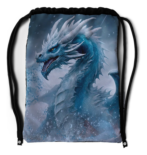 Tula Deportiva Impermeable Dragon De Hielo