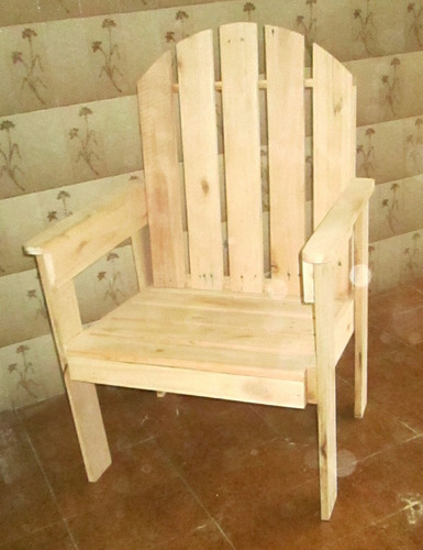 Poltrona De Madeira Reciclada De Pallets
