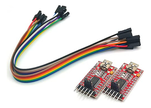 Convertidor De Serie Fainwan Ft232rl Ftdi Mini Usb A Ttl, 2