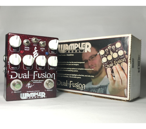 Pedal De Guitarra Wampler Dual Fusion - 2 Drives Em 1 Pedal 