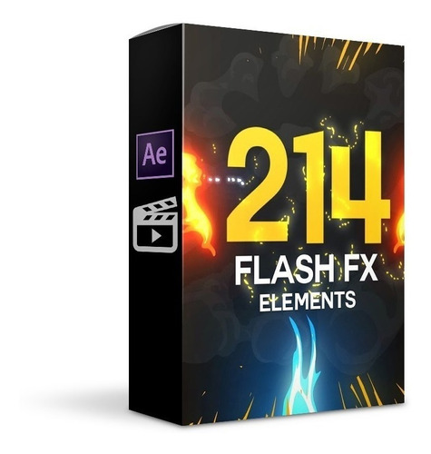 Pack After Effects Flash Fx 214 Elementos Premium