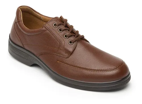 Zapato Casual Hombre Café Piel Flexi 02503684