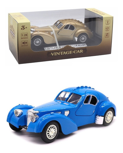 Auto Bugatti 57sc Atlantic 1936 Coleccion 1:28 Metal