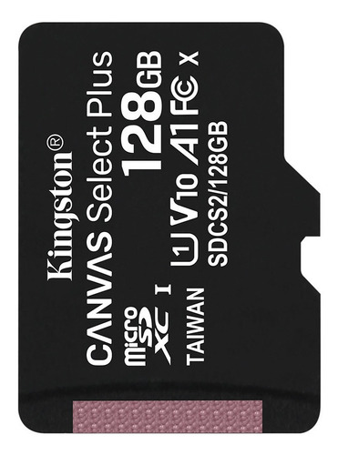 Memoria Micro Sd 128gb Clase 10 Kingston Canvas Select